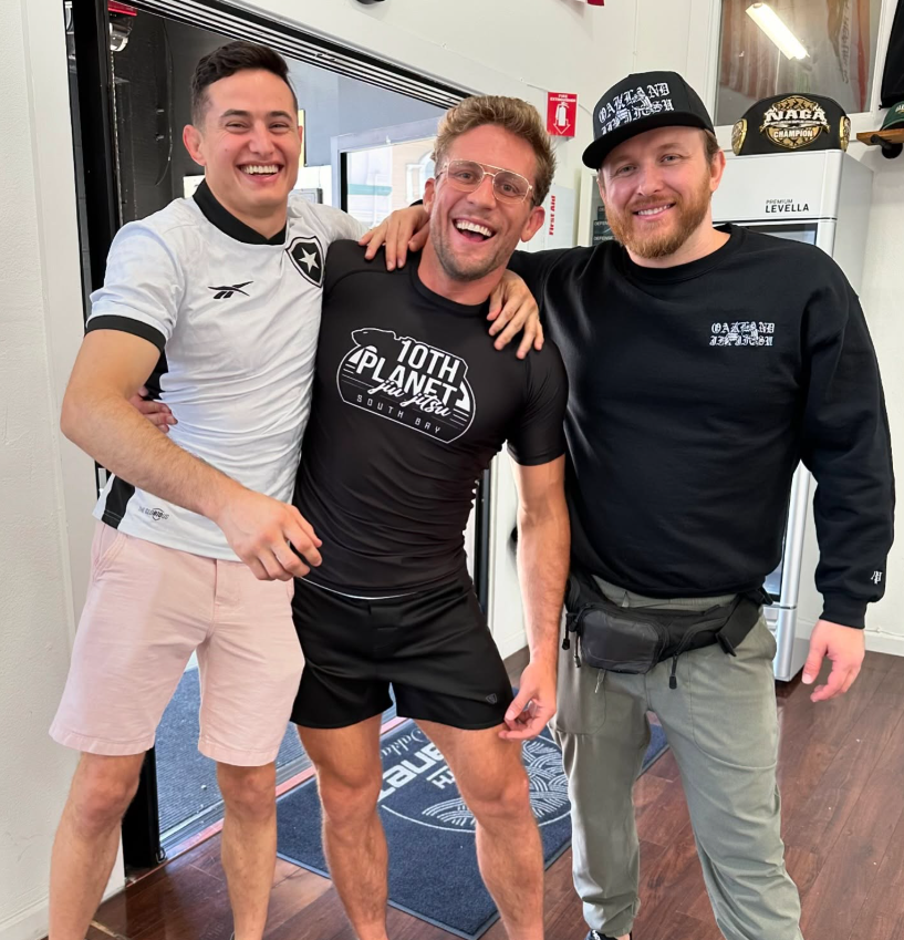 Caio Terra, PJ Barch and Michael Hillebrand training at 10th Planet Oakland