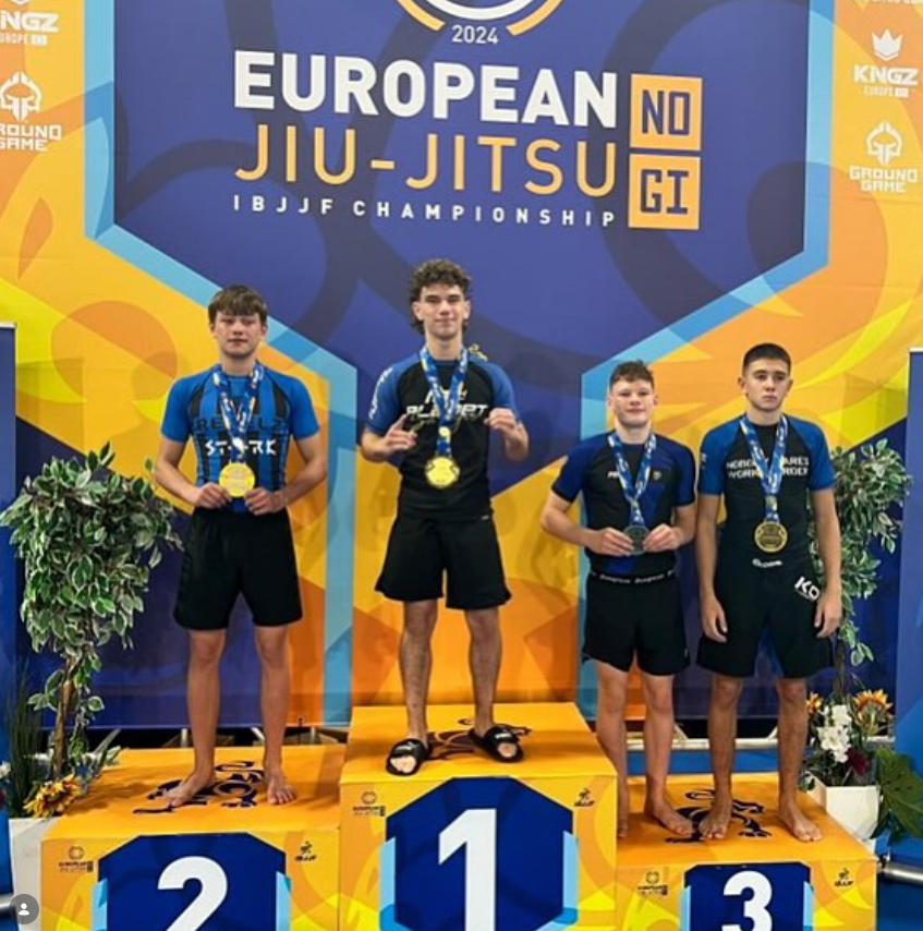 Jonny Mezheritskiy wins gold at the 2024 IBJJF European No-Gi Championship representing 10th Planet Jiu Jitsu