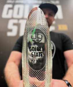 10th Planet Oakland first place team trophy from the 2025 Jiu Jitsu World League Golden State
