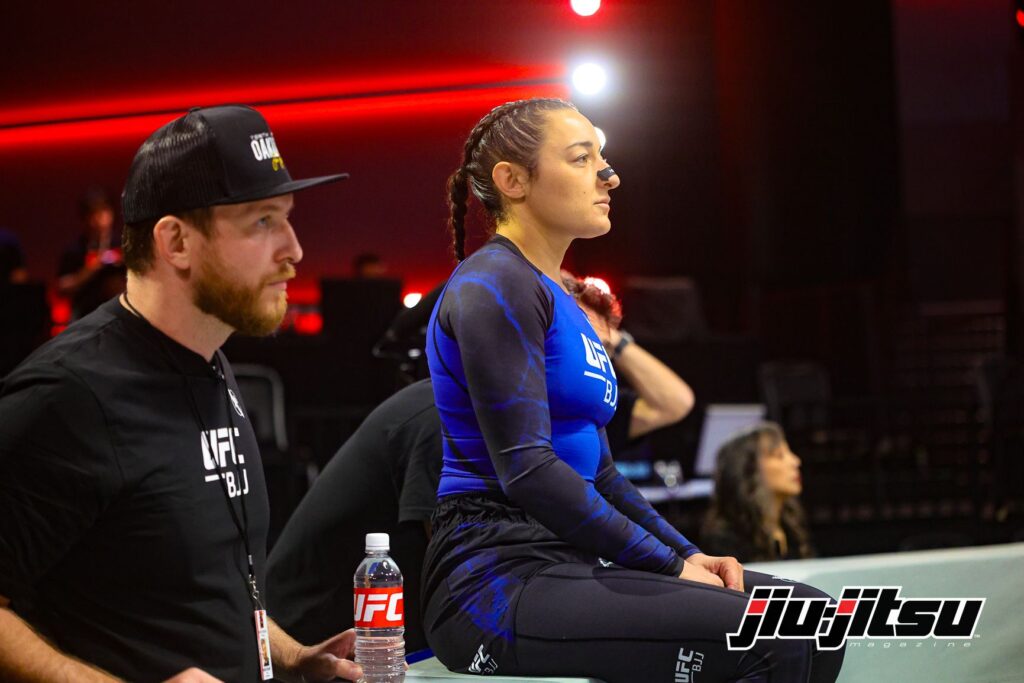 Michael Hillebrand cornering Bre Stikk at UFC BJJ 10 in Las Vegas