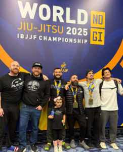 If all three appear: Brandon Agawa, Brian Wilkinson and Anthony Arnal at the 2025 IBJJF No-Gi Worlds